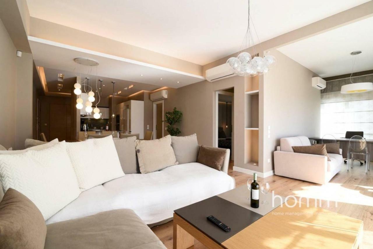 142M² Bright Alimos Apartment With Marina View Экстерьер фото